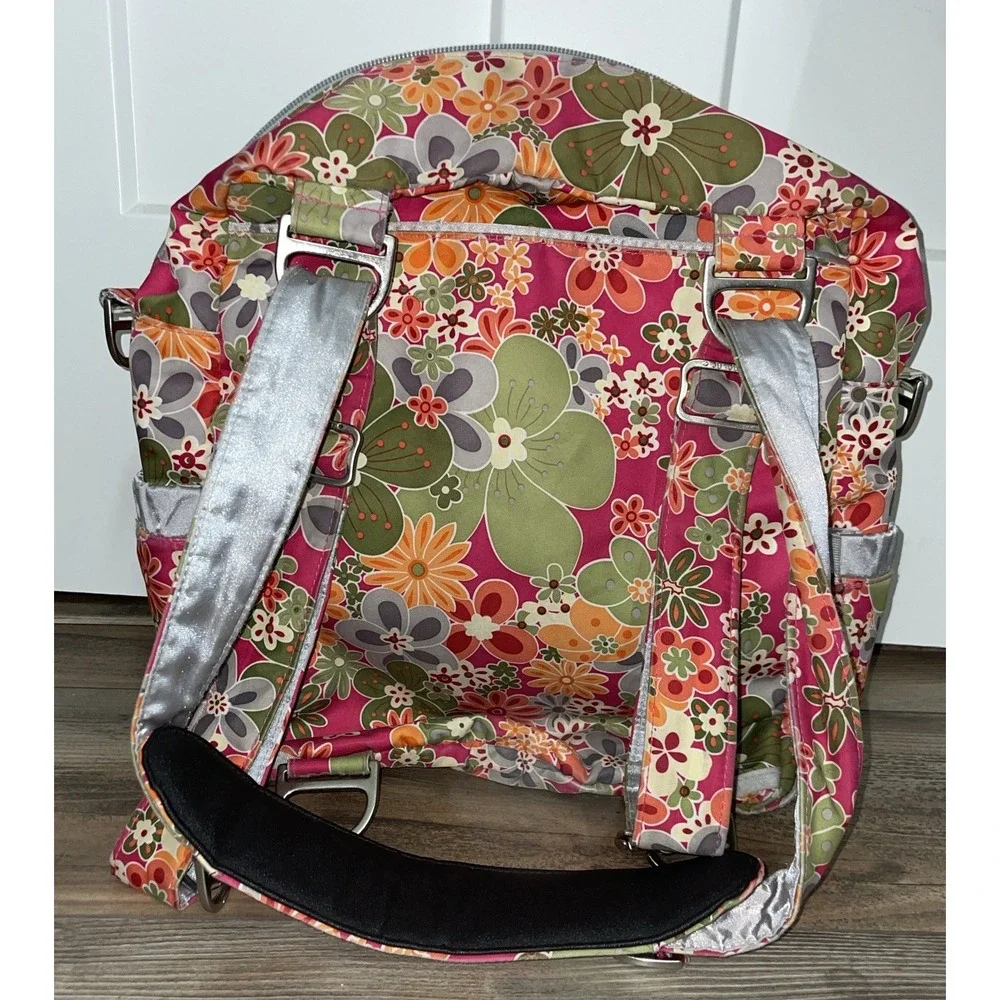 JuJuBe Ju Ju Be Perky Perennials PackaBe Diaper Bag Baby Backpack Floral +Change